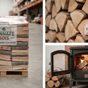 Bois de chauffage hêtre sec – bûches 25, 33 ou 50 cm, au stère